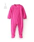 Macacão pijama bebê em fleece laços - rosa | Carter's