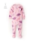 Macacão pijama bebê em fleece dino - rosa | Carter's