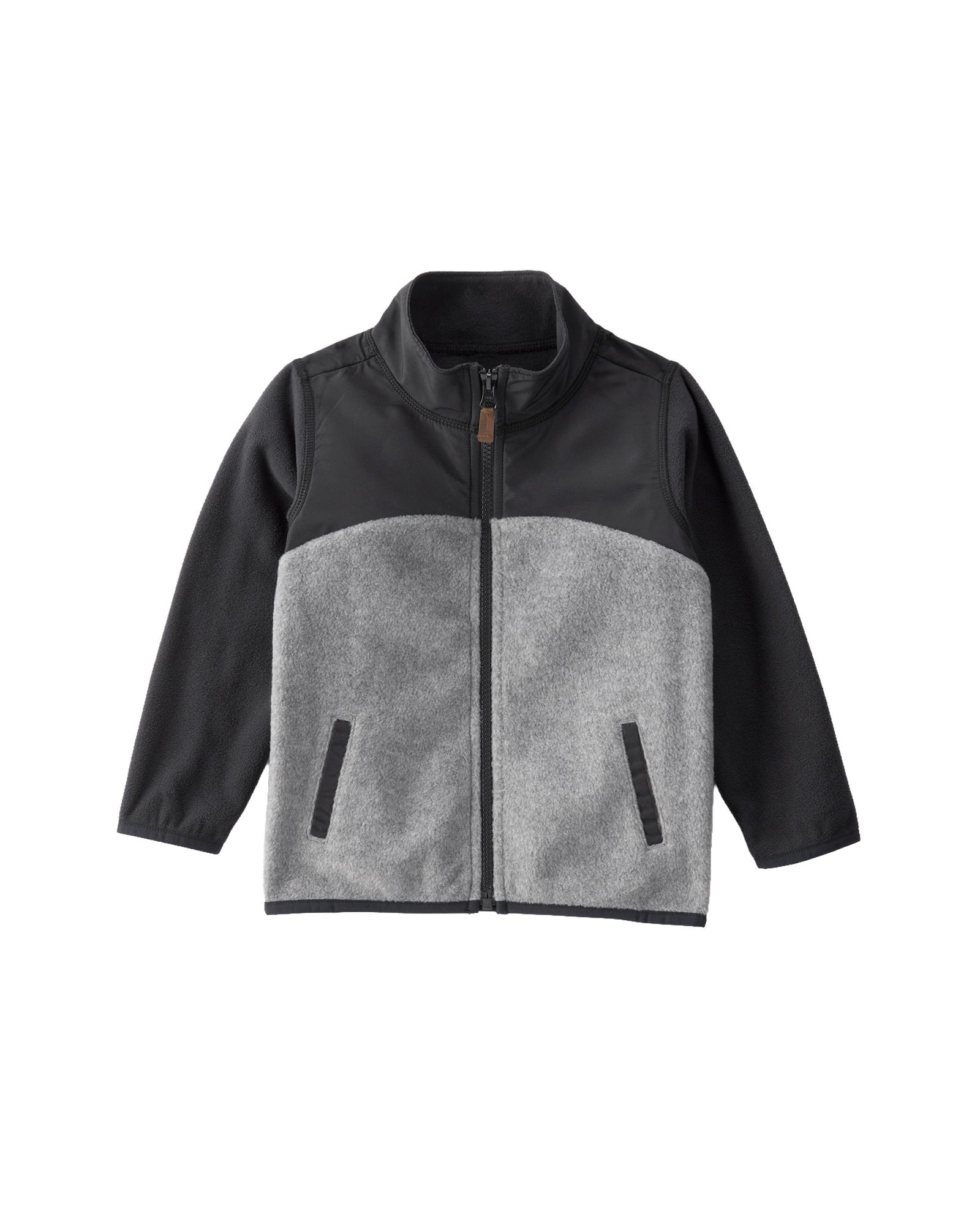 Jaqueta infantil com fleece - multicor | Carter's