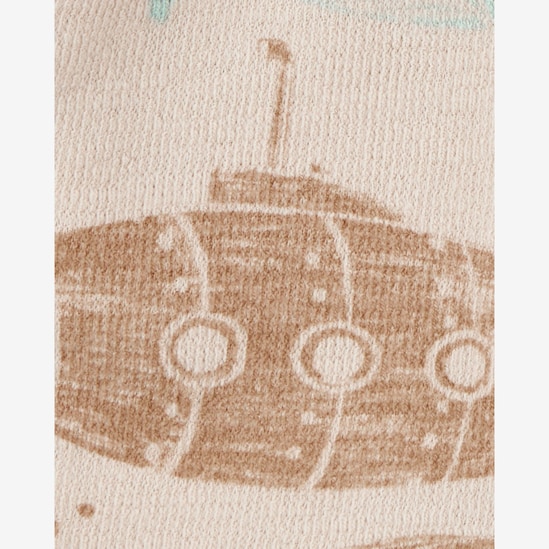 Bermuda infantil submarino e peixes - bege | Carter's