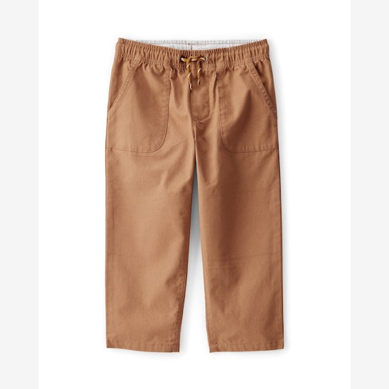 Calça infantil bolso cargo - marrom | Carter's
