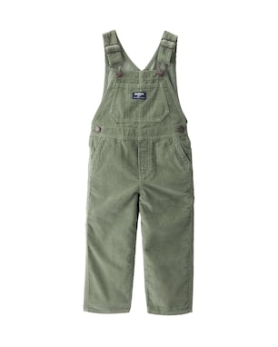 Jardineira infantil em veludo cotelê - verde | OshKosh