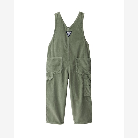 Jardineira infantil em veludo cotelê - verde | OshKosh