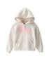 Blusa de moletom infantil com capuz - off-white | OshKosh