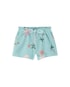 Short infantil texturizado com laço tropical - azul | Carter's