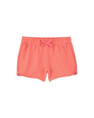 Short infantil com laço e aplicações- laranja | Carter's