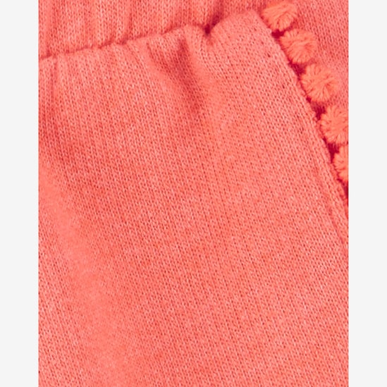 Short infantil com laço e aplicações- laranja | Carter's