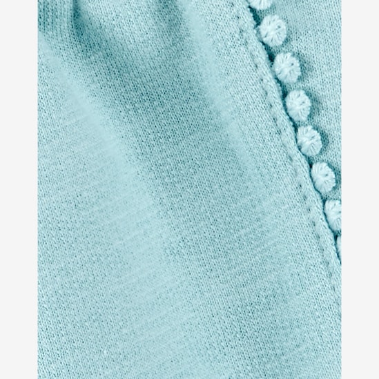 Short infantil com laço e aplicações- azul | Carter's