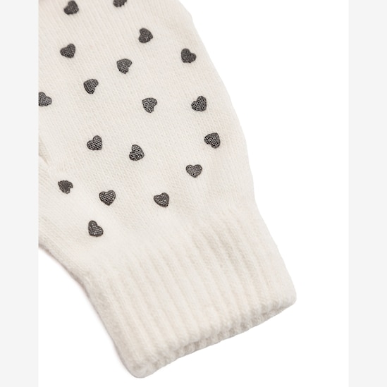 Kit luva bebê 2 pares de tricot com laço - multicor | Carter's