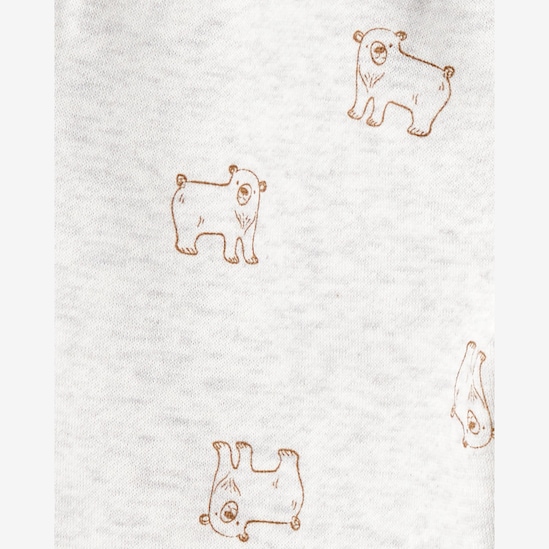 Conjunto longo de moletom infantil 2 peças urso - multicor | OshKosh