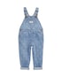 Jardineira jeans infantil corações - denim médio | OshKosh