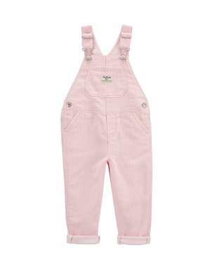 Jardineira infantil listrada - rosa | OshKosh