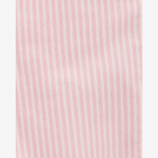 Jardineira infantil listrada - rosa | OshKosh