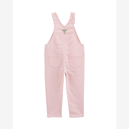Jardineira infantil listrada - rosa | OshKosh