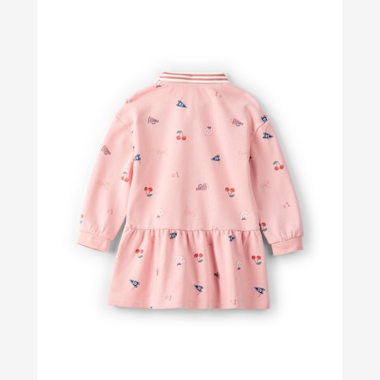 Vestido de moletom infantil college - rosa | Carter's