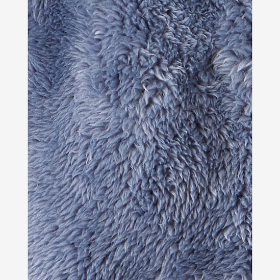 Casaco bebê peluciado com capuz urso - azul | Carter's