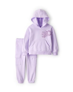 Conjunto longo infantil 2 peças floral - lilás | Carter's