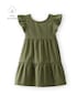 Vestido infantil evasê marias texturizado - verde | Carter's