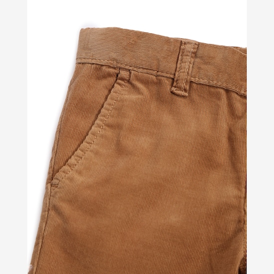 Calça infantil veludo cotelê - marrom | Carter's