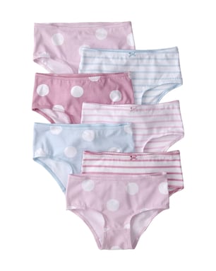 Kit calcinha infantil 7 peças estampadas - multicor | Carter's