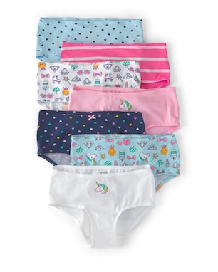Kit calcinha infantil 7 peças unicórnios - multicor | Carter's