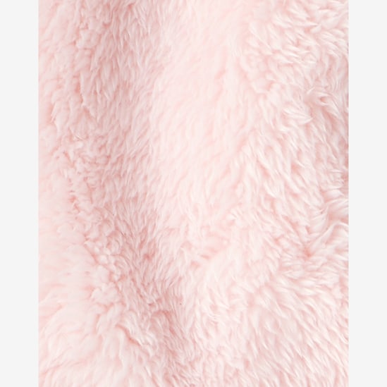 Casaco bebê peluciado com capuz urso - rosa | Carter's