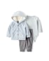 Conjunto longo bebê 3 peças bichinho em fleece - multicor | Carter's