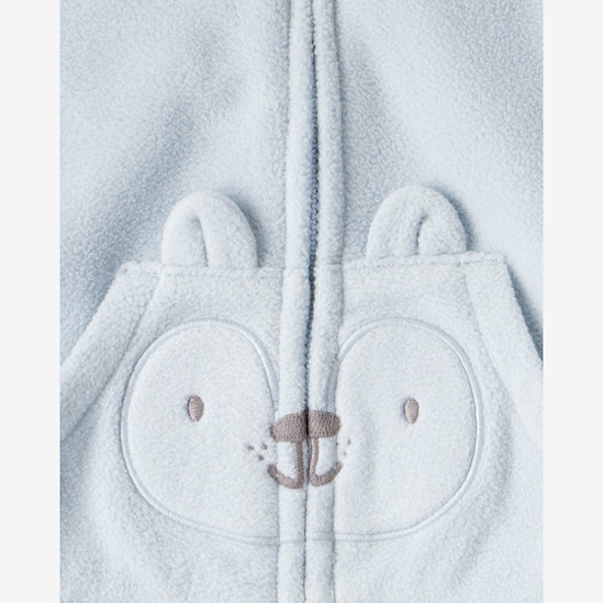 Conjunto longo bebê 3 peças bichinho em fleece - multicor | Carter's