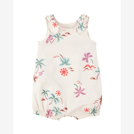 Macaquinho bebê praia - bege | Carter's