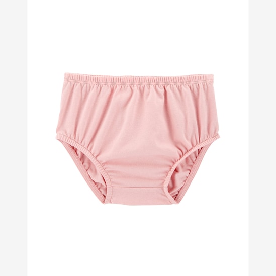 Vestido bebê evasê floral com calcinha - rosa | Carter's