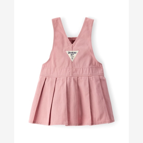 Salopete bebê com pregas - rosa | OshKosh