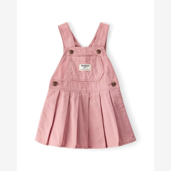 Salopete bebê com pregas - rosa | OshKosh