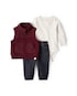 Conjunto longo bebê 3 peças com jeans - multicor | Carter's