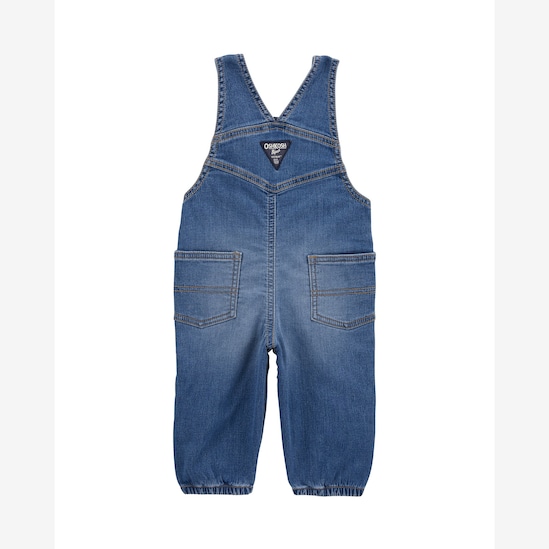 Jardineira jeans bebê estonada - denim escuro | OshKosh