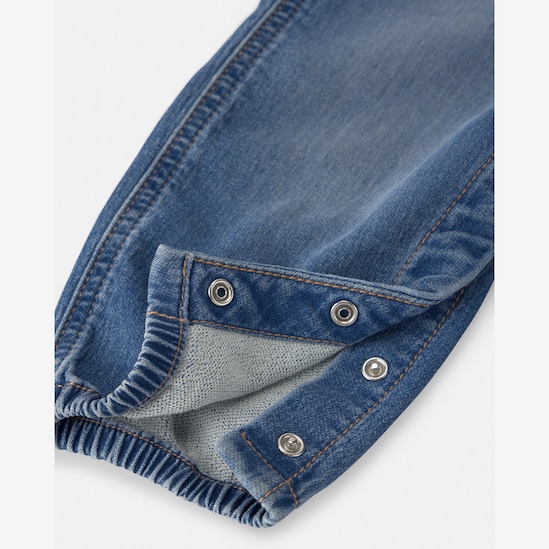 Jardineira jeans bebê estonada - denim escuro | OshKosh