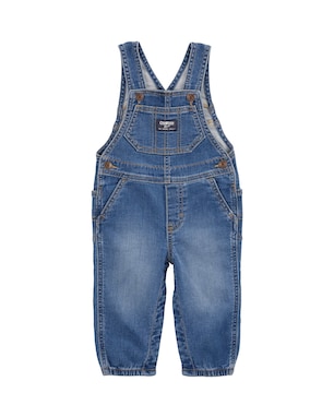 Jardineira jeans bebê estonada - denim escuro | OshKosh