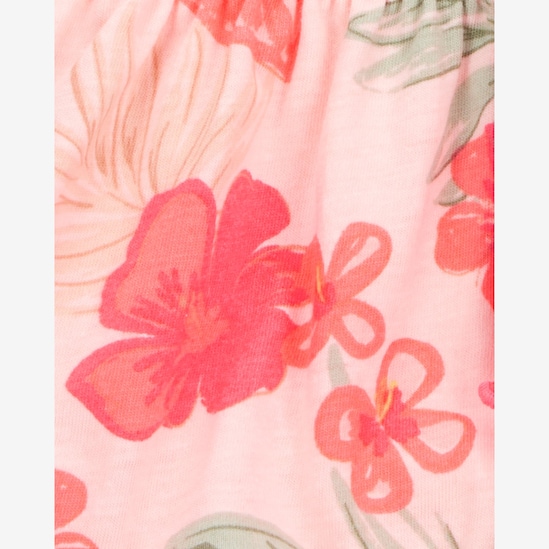 Conjunto curto bebê 2 peças flor - multicor | Carter’s