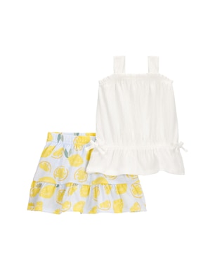 Conjunto curto bebê 2 peças limão - multicor | Carter’s