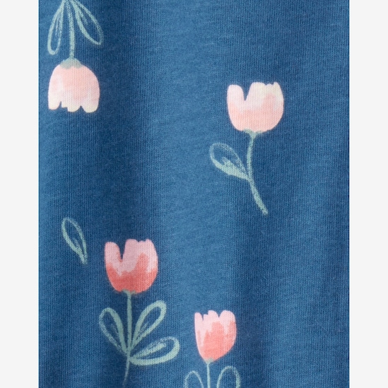 Conjunto longo bebê 2 peças com laise - multicor | Carter's