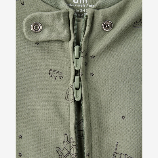 Macacão bebê dragão com pezinhos - verde | Carter's