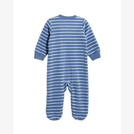 Macacão bebê em fleece com pezinhos - azul | Carter's