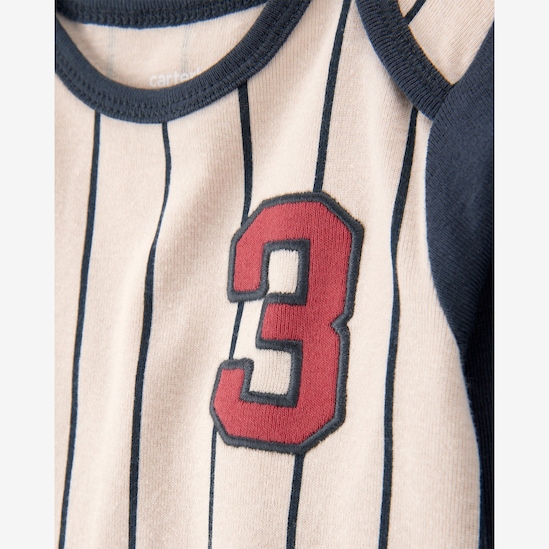 Kit body bebê 4 peças futebol americano - multicor | Carter's