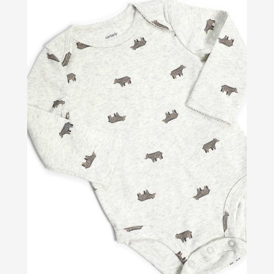 Conjunto longo bebê 3 peças em sherpa - multicor | Carter's