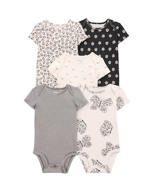 Kit body bebê 4 peças borboletas - multicor | Carter's