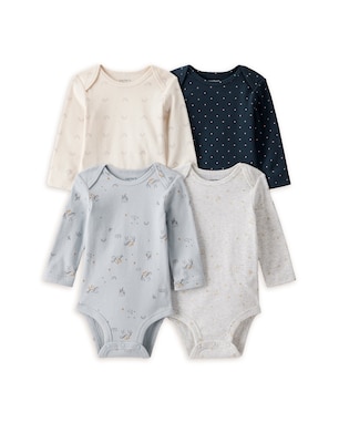 Kit body bebê 4 peças variadas - multicor | Carter's