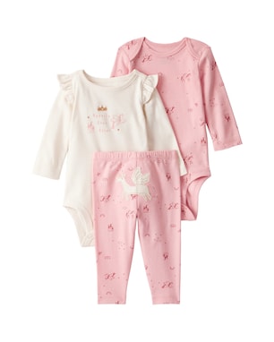 Conjunto longo bebê 3 peças unicórnios - multicor | Carter's