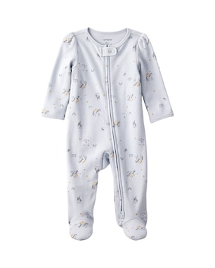 Macacão bebê unicórnios com pezinhos - cinza | Carter's
