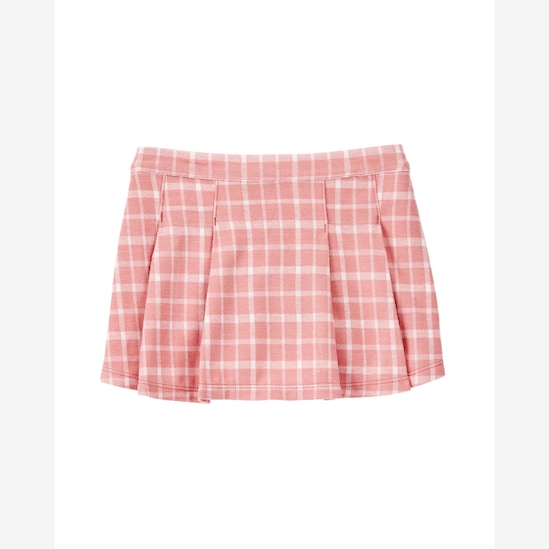 Short-saia infantil xadrez - rosa | Carter's