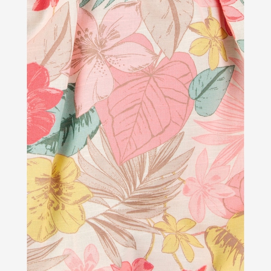 Macaquinho bebê floral - multicor | Carter's