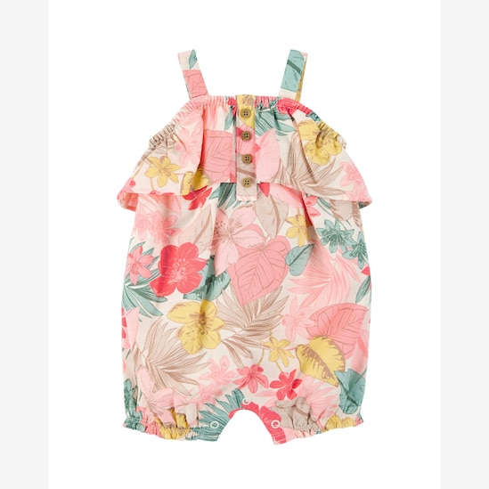 Macaquinho bebê floral - multicor | Carter's